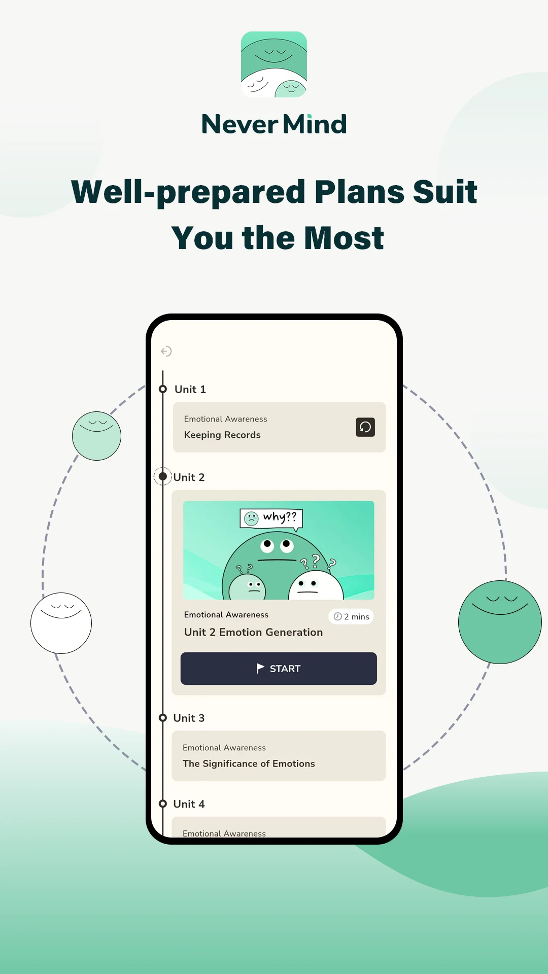 NeverMind - Mental Health CBT screenshot